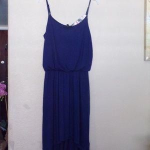 Blue Spaghetti Strap Dress